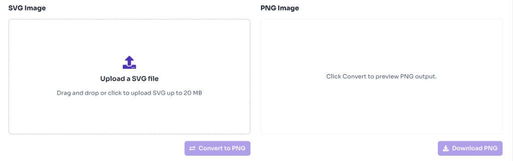 How to use this tool — Upload Your SVG — SVG to PNG converter upload area with drag and drop zone How to use this tool — Upload Your SVG — SVG to PNG converter upload area with drag and drop zone